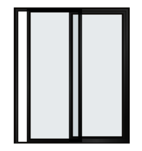 Fold and sliding door configuration