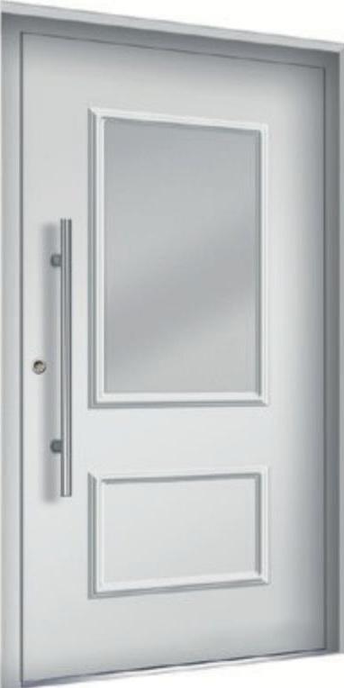 A few of the wood-aluminium doors we have made