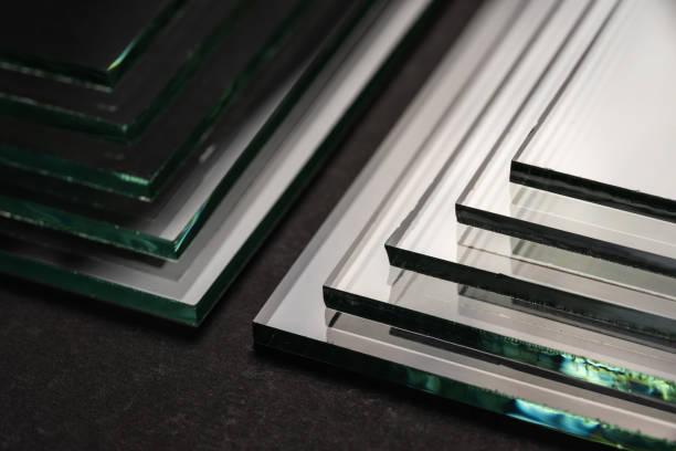 Float glass panes, cut and polished