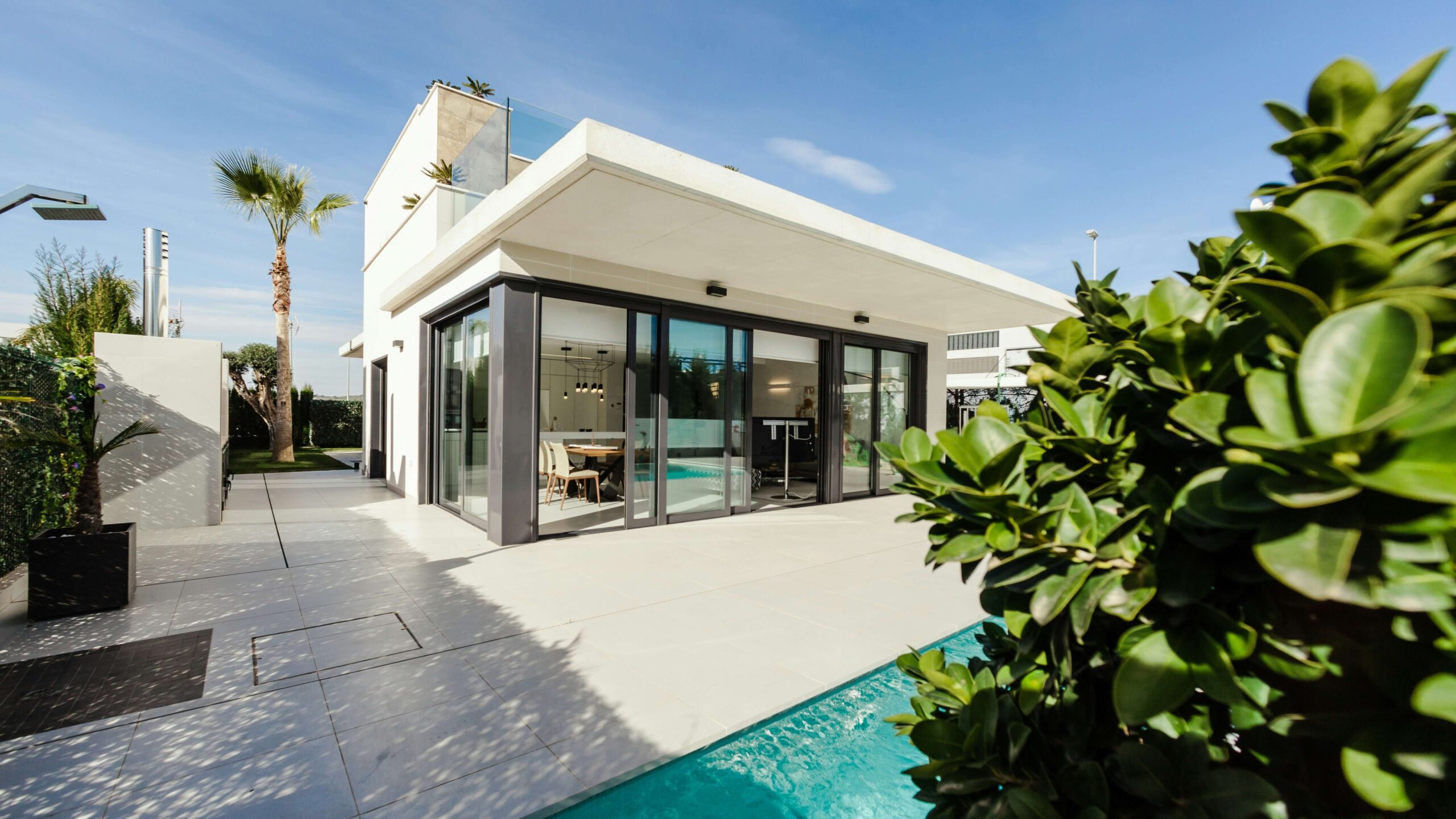 Premium AluClear exterior windows on a modern facade