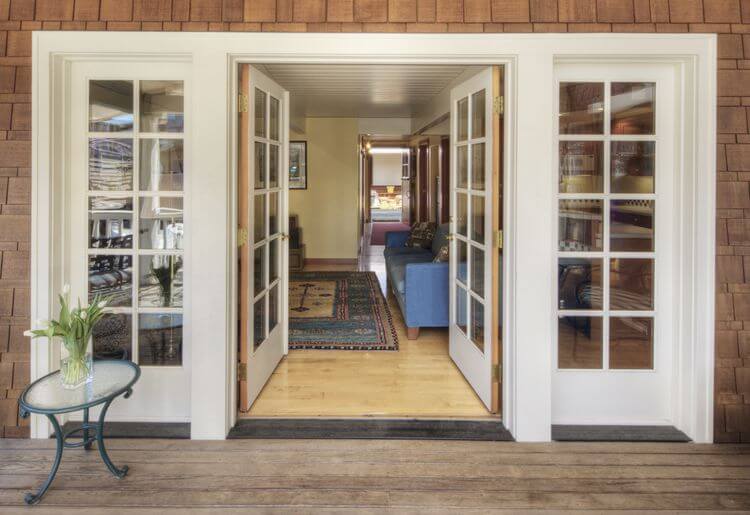 A few of the wooden doors we have made example